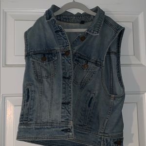 American Eagle denim vest